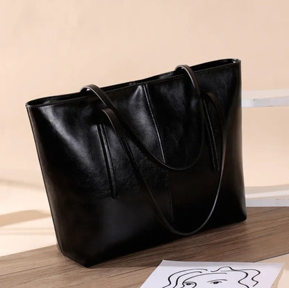 Genuine Leather Large Tote