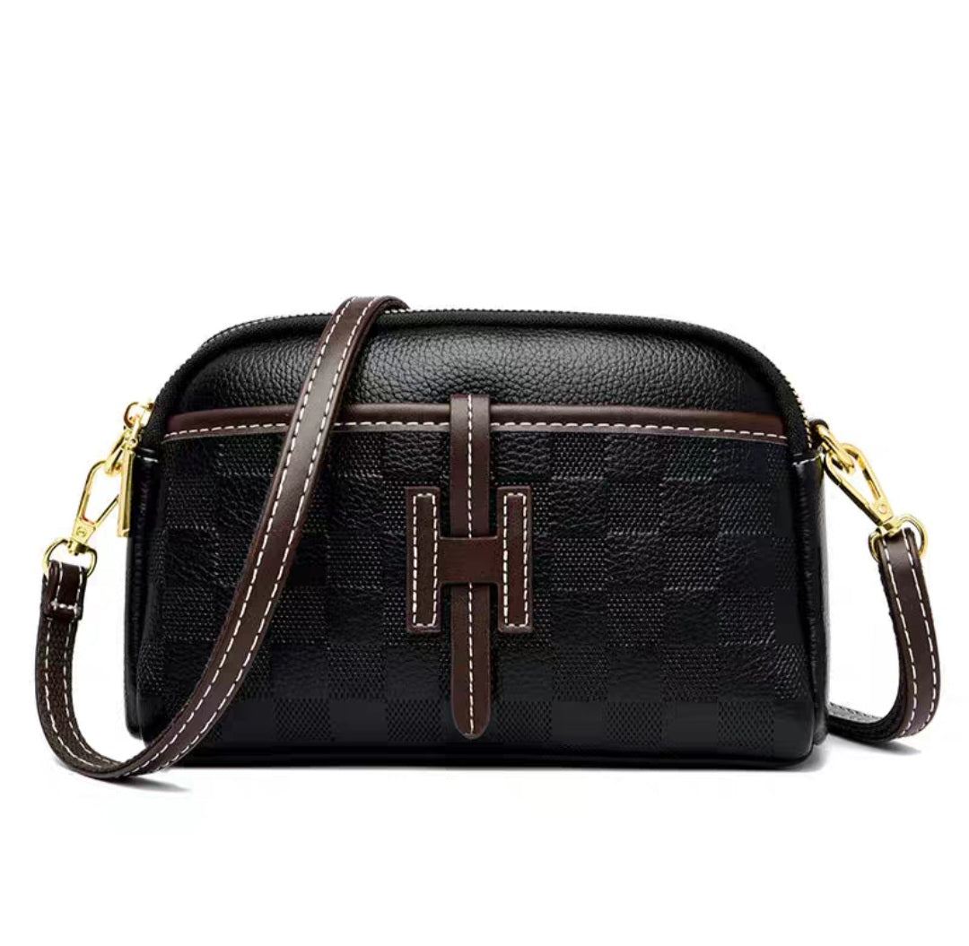 Crossbody Dual Zipper Small Bag