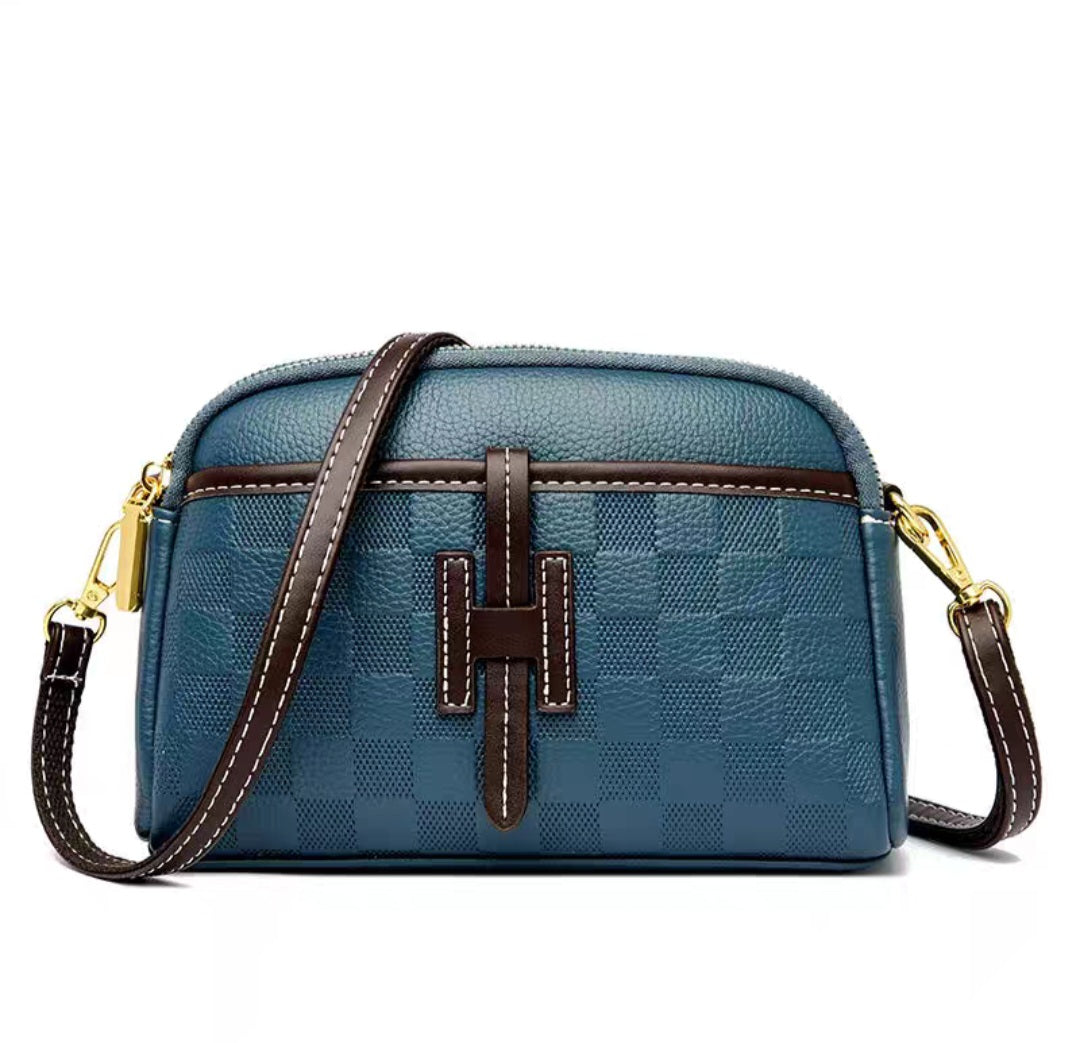 Crossbody Dual Zipper Small Bag