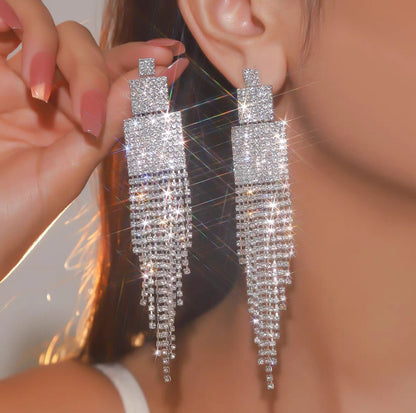 Statement Jewellery Classy Tassel Earrings #001