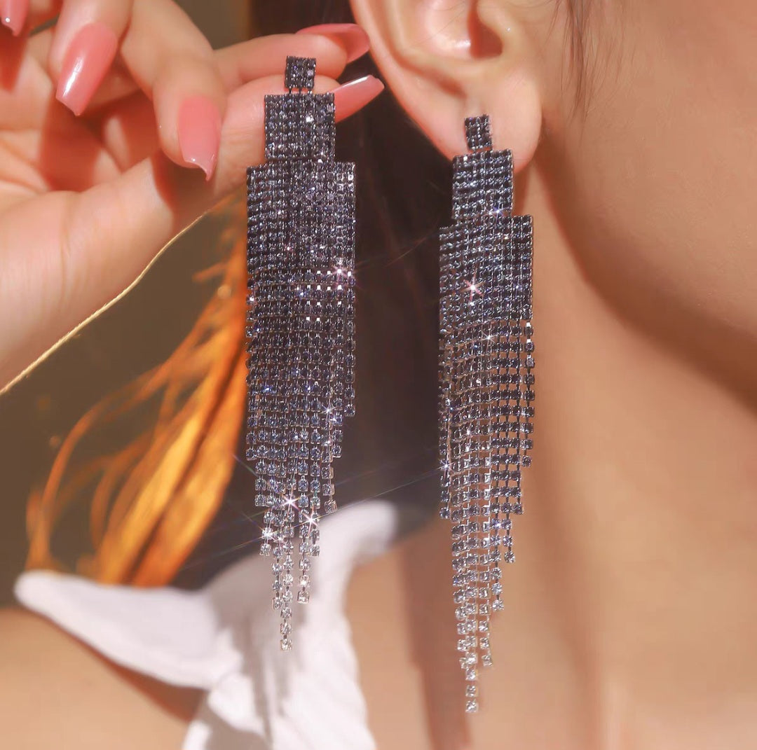 Statement Jewellery Classy Tassel Earrings #001