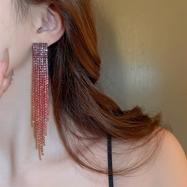 Statement Jewellery Classy Tassel Earrings #004